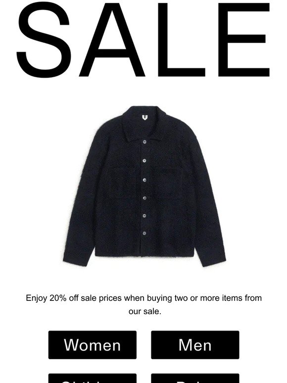 20% off SALE prices*