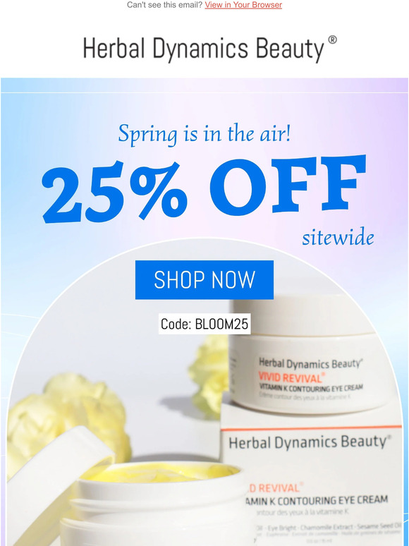 25% off starts NOW