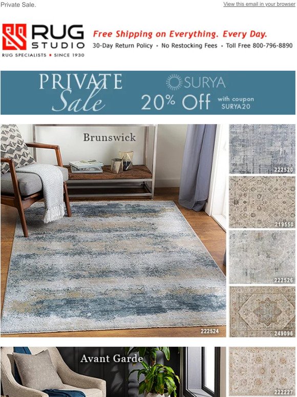 Private Sale • 20% Off Surya