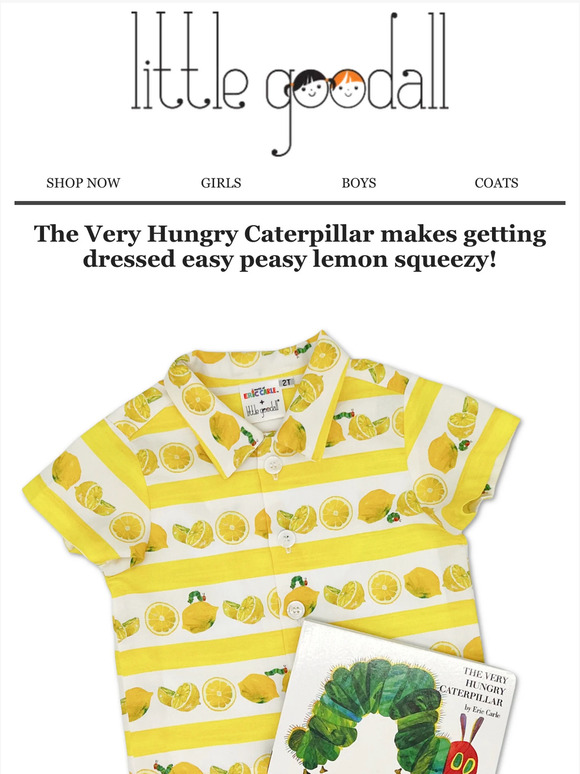 A zesty closet refresh, Very Hungry Caterpillar style 💛🐛