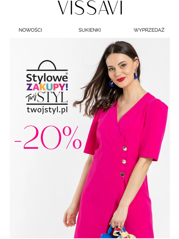 ☰ Czas na STYLOWE ZAKUPY!🛍 -20% na asortyment nieprzeceniony!