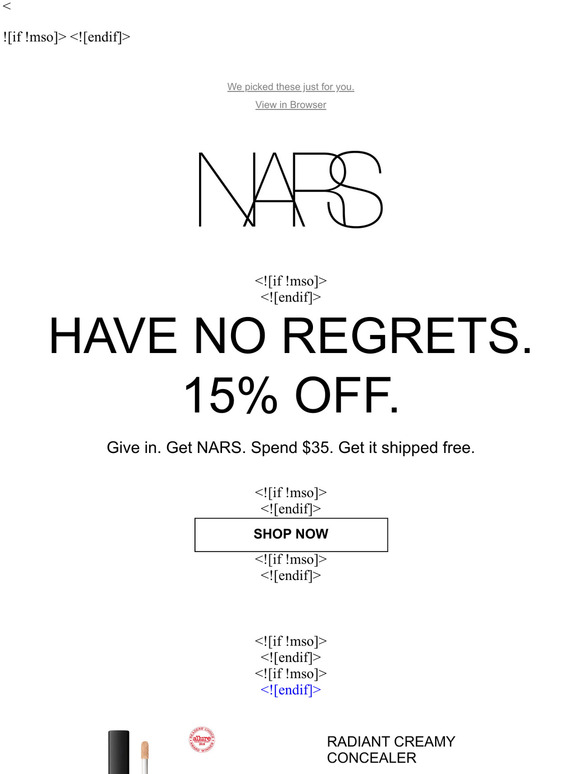 NARS Introducing the Lip Bar. Milled