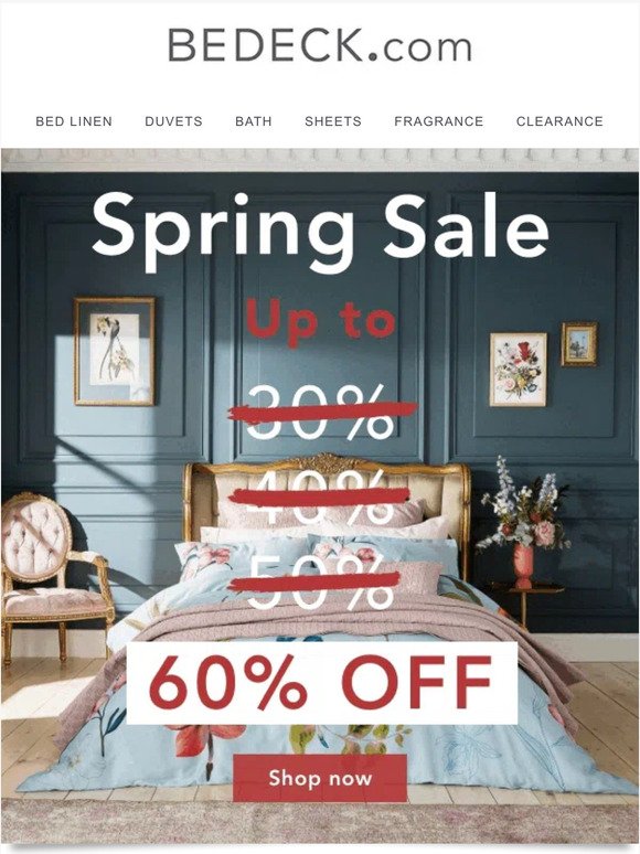 Spring Sale Top Picks... Up to 60% Off!