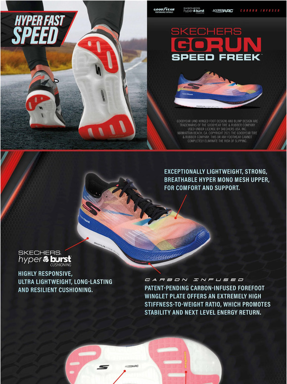 Skechers Go Run Speed Freek Goodyear Performance Running Shoes