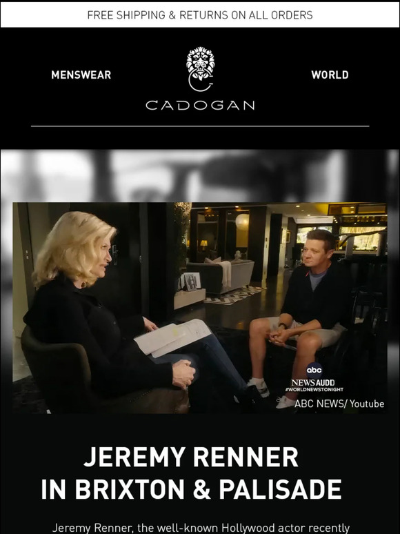 Jeremy Renner Shares His Inspirational Journey
