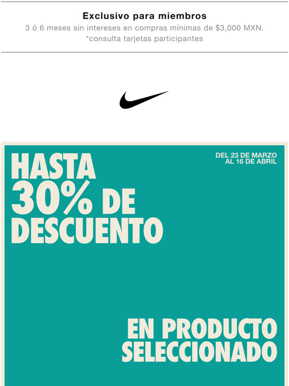 Hasta 30% de descuento