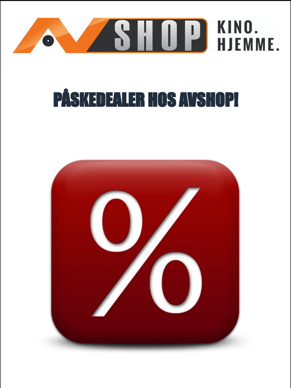 Januarsalg hos AVshop