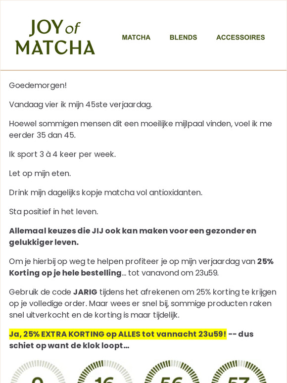 🎉 25% Korting op ALLES tot middernacht (Ronny's Verjaardag) 🎁
