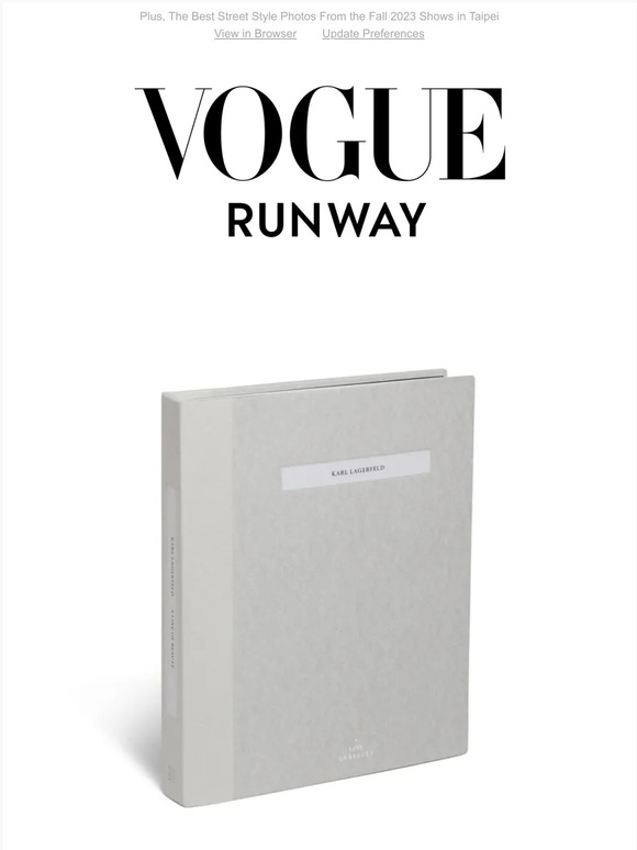 Vogue A First Look at the ‘Karl Lagerfeld A Line of Beauty’ Catalog