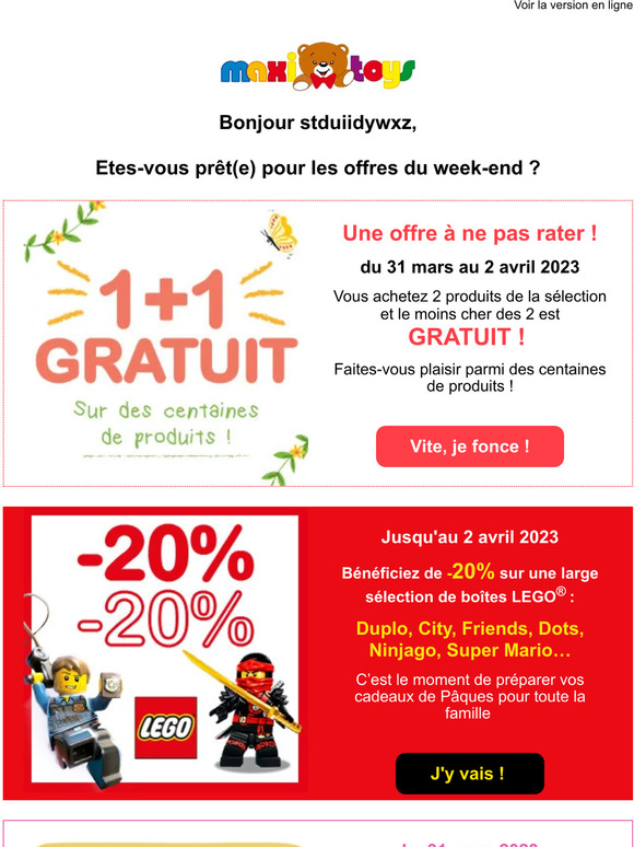 1+1 Gratuit, ça vous tente ?