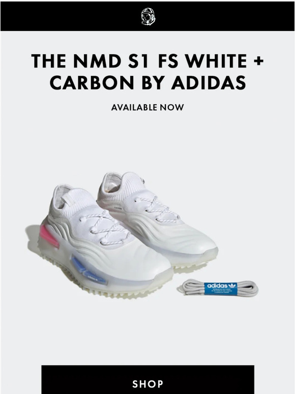 JUST DROPPED: NMD S1 FS WHITE + CARBON