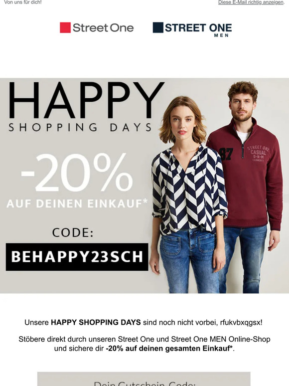 -20%: HAPPY SHOPPING DAYS 🌷