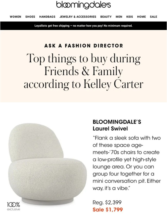 Bloomingdale's What to buy during Friends & Family for your 🏠 Milled