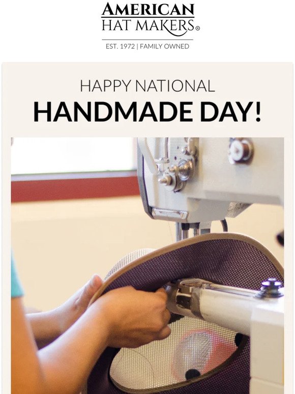 On National Handmade Day...