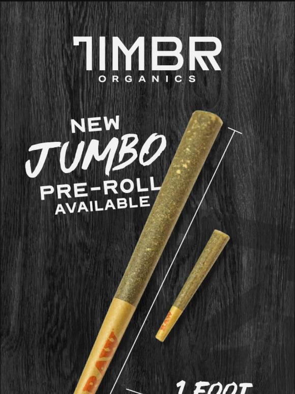 NEW Jumbo Pre-Roll Now Available - 1 Foot Long! 😱