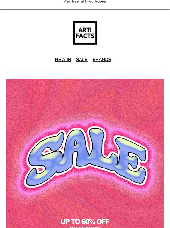 SALE!😱 Up to 60% off!