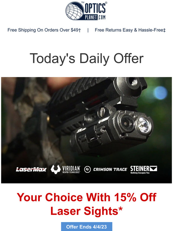 15 OFF Laser Sights Red or Green? Milled