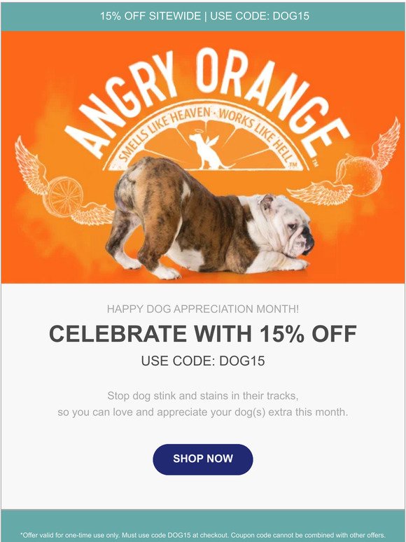 Celebrate Dog Appreciation Month with 15% Off!