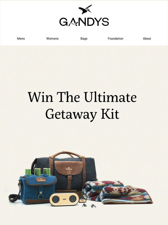 Win the ULTIMATE getaway kit 🌍