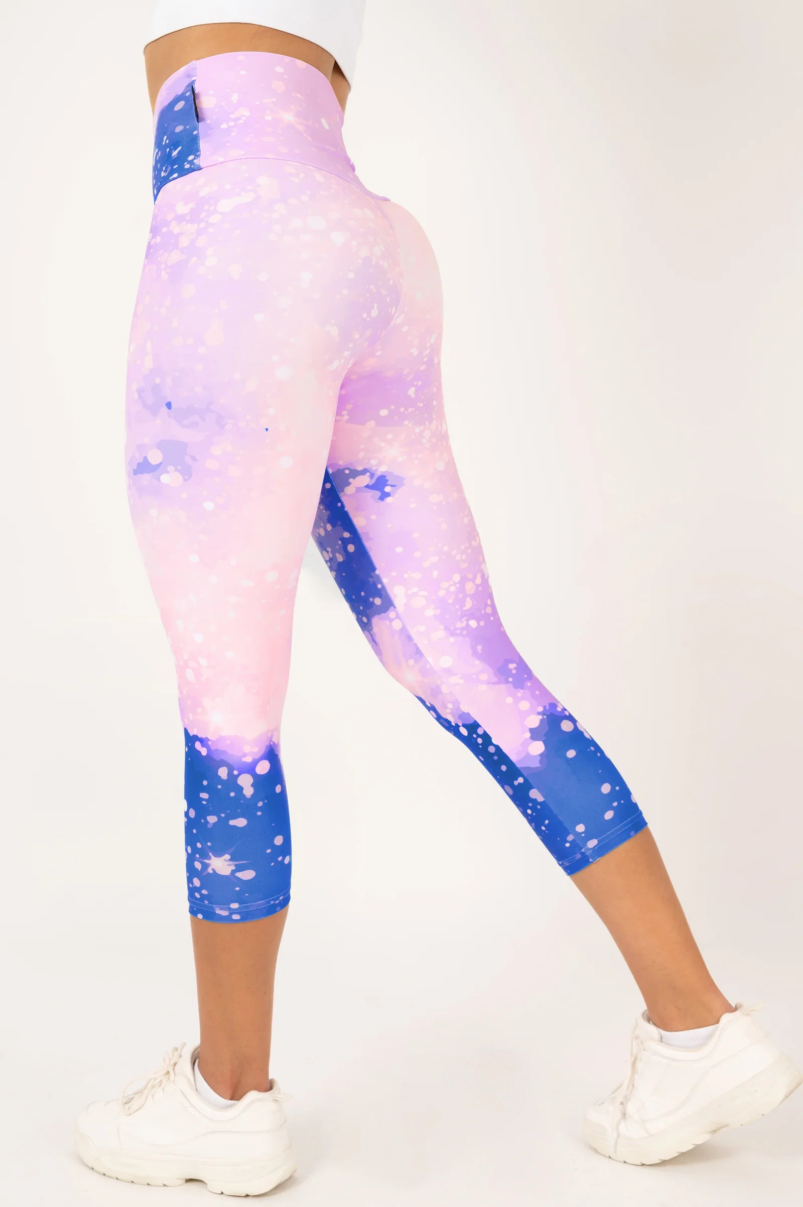 Image of Hella Stellar Performance - High Waisted Capri Leggings