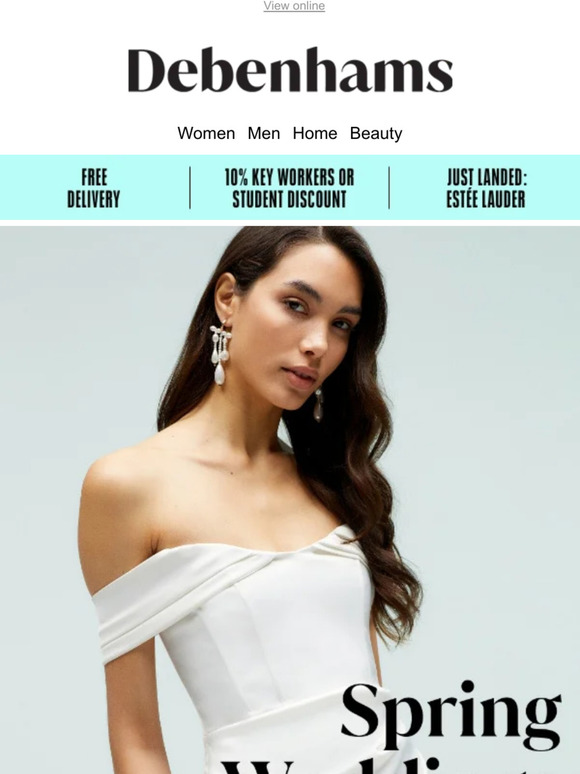 Debenhams Everything you need for the big day + FREE delivery Milled