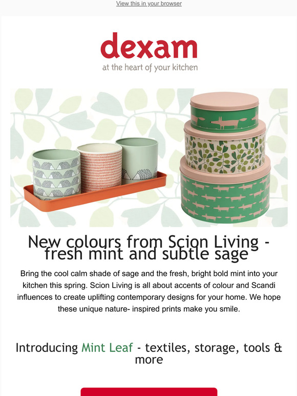 Scion Living - Fresh Mint and Sage 🍃