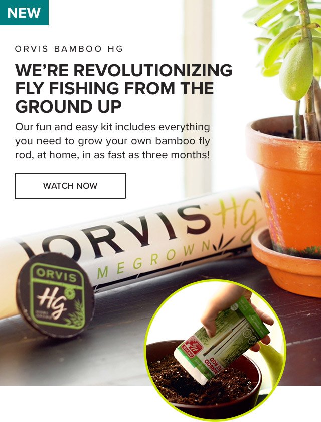 Orvis: New! Grow your own bamboo fly rod at home!