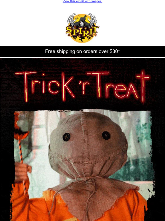 Spirit Halloween 🧡 Trick R Treat Décor Milled 9363