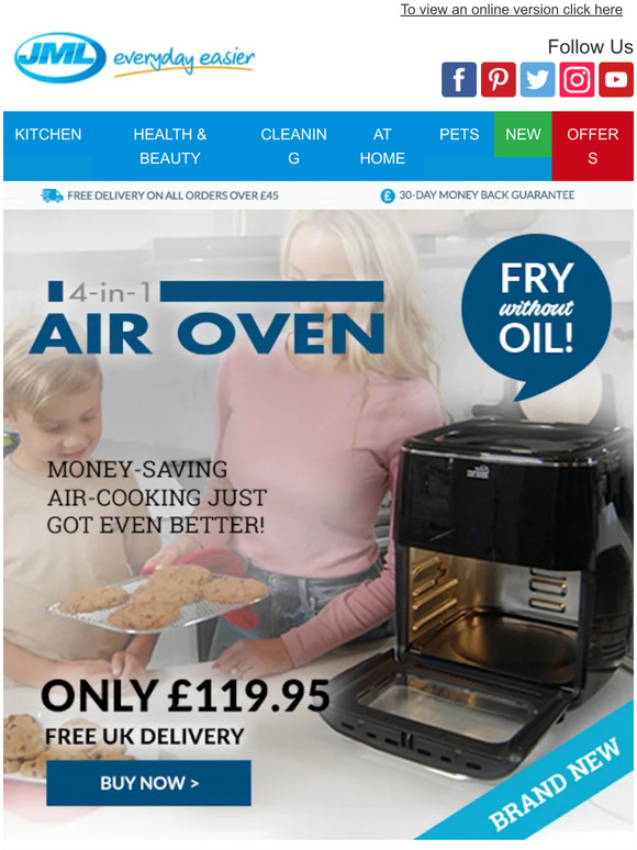 JML Direct More than just a moneysaving air fryer! Milled