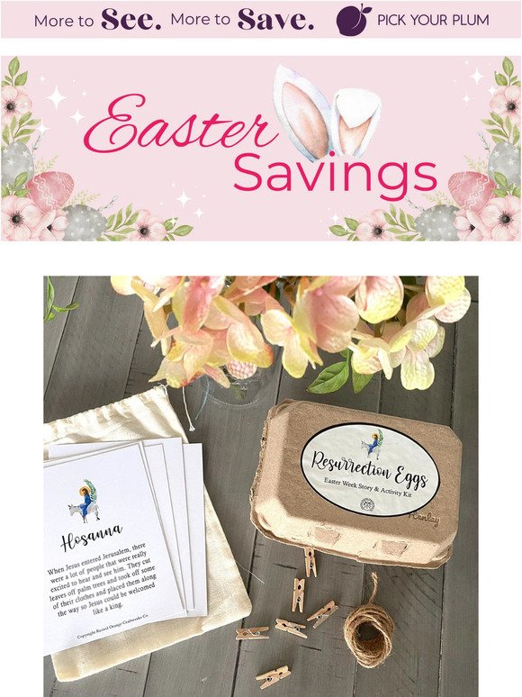 Easter Savings Up to 62% Off!