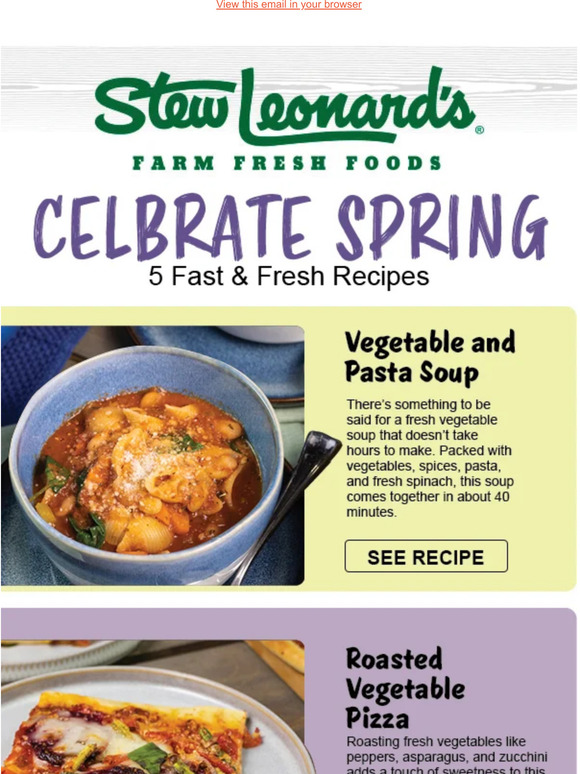 Stew Leonard's Gift Baskets Celebrate Spring Milled