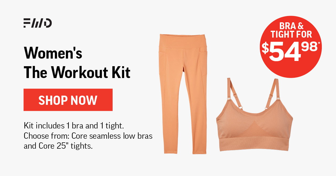 FWD THE WORKOUT KIT WOMEN'S BRA & TIGHT FOR 54.98*