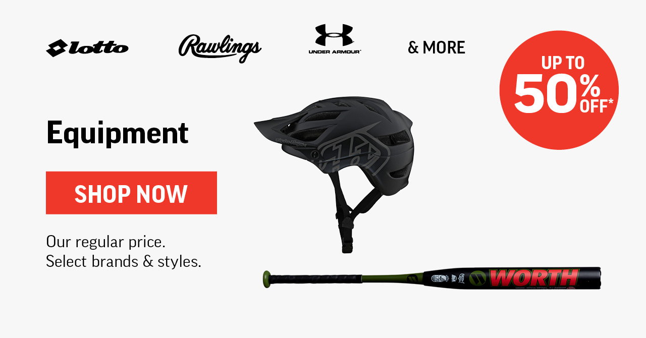 EQUIPMENT UP TO 50% OFF*