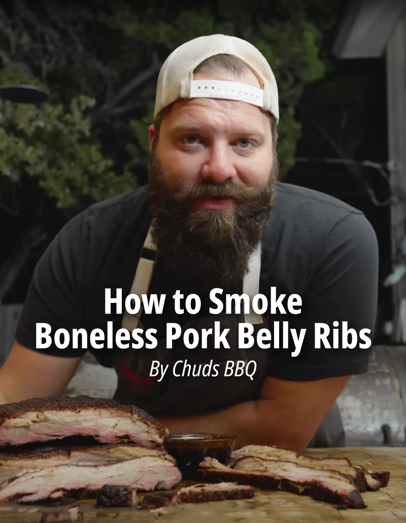 ThermoWorks How to Smoke Boneless Pork Belly Rib Milled