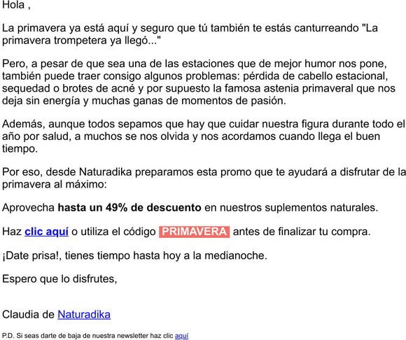 Re: Última oportunidad para ahorrar hasta un 49%
