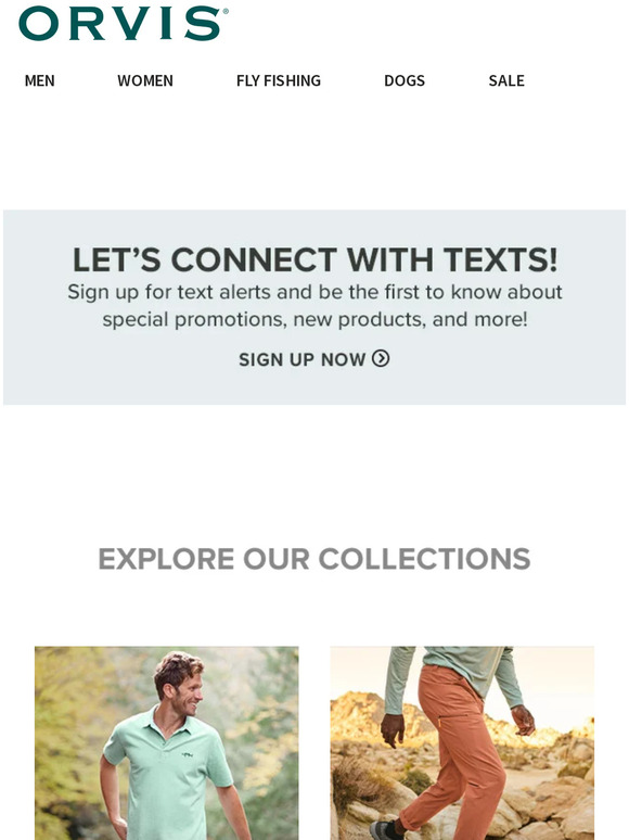 Orvis Email Newsletters: Shop Sales, Discounts, and Coupon Codes