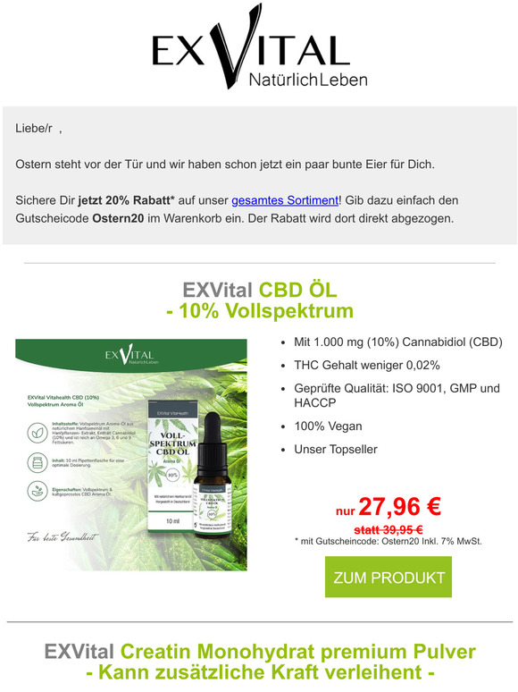 Jetzt -20% sichern. 🌷Oster Sale 🐣