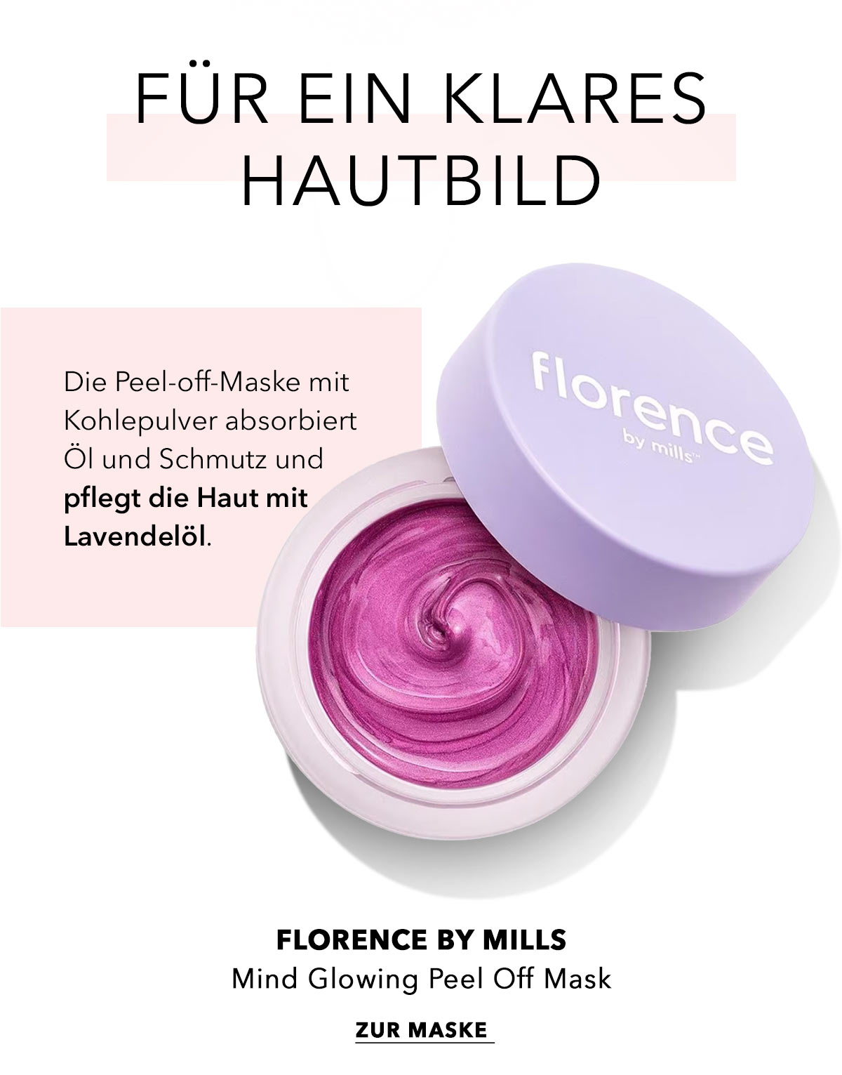 Florence By Mills Mind Glowing Peel Off Mask