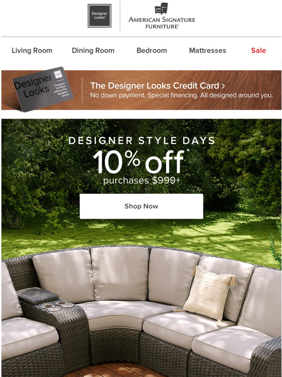 American Signature Furniture Tech for your deck. Milled