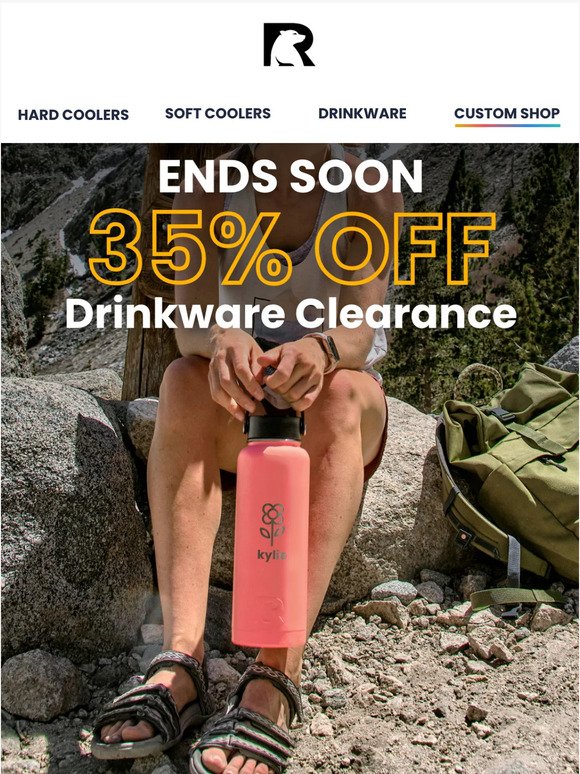 Sale Ending: 35% Off Select Drinkware Colors
