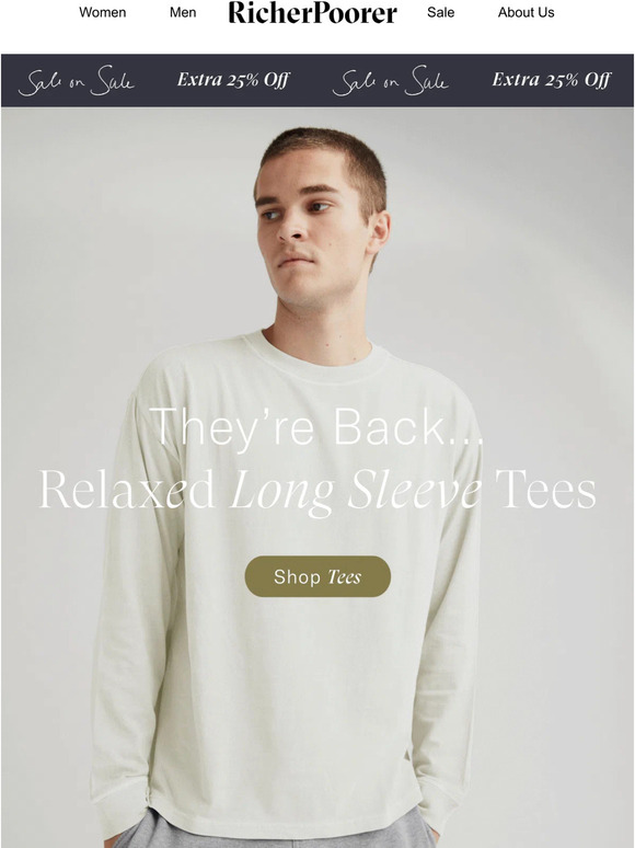 Sale Restock - Relaxed Long Sleeves Are Back!