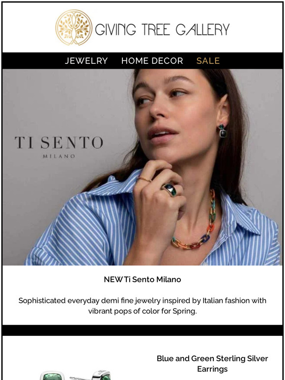 The Giving Tree Gallery New Demi Fine Jewelry Ti Sento Milano Milled