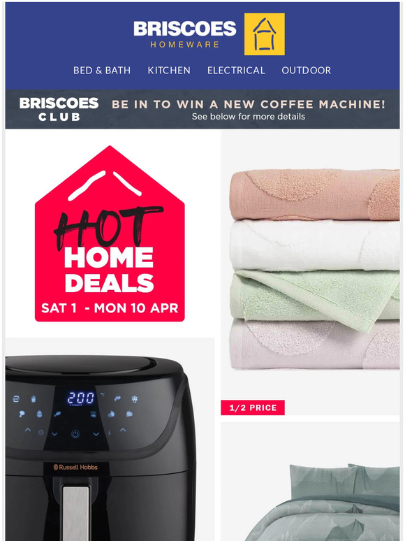 Briscoes Top deals this week + win a Nespresso Coffee Machine! Milled