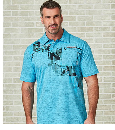 Graphic Polo Shirt