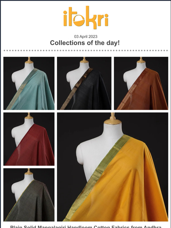 ITokri Mangalagiri Handloom Cotton Fabrics Kalamkari Prints Dupattas