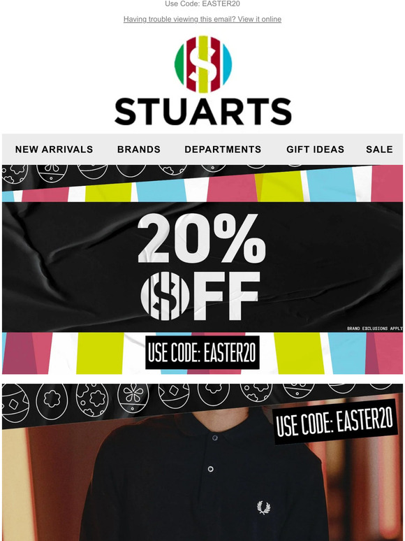 Early Easter Treat - Enjoy 20% Off 🐣