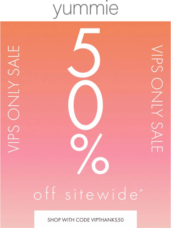 SALE WARNING 🚨 50% OFF EVERYTHING! 🚨