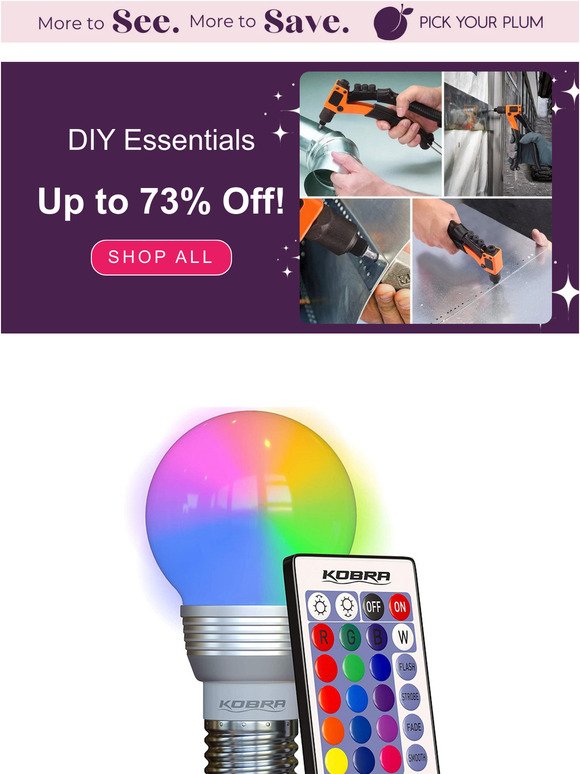 DIY Essentials Up to 75% Off!