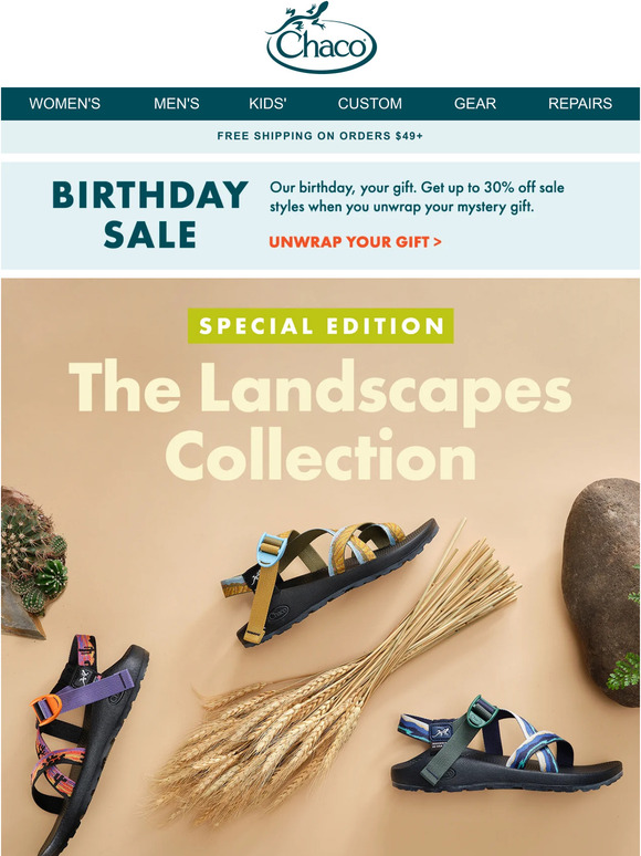 Chaco NEW The Landscapes Collection Milled