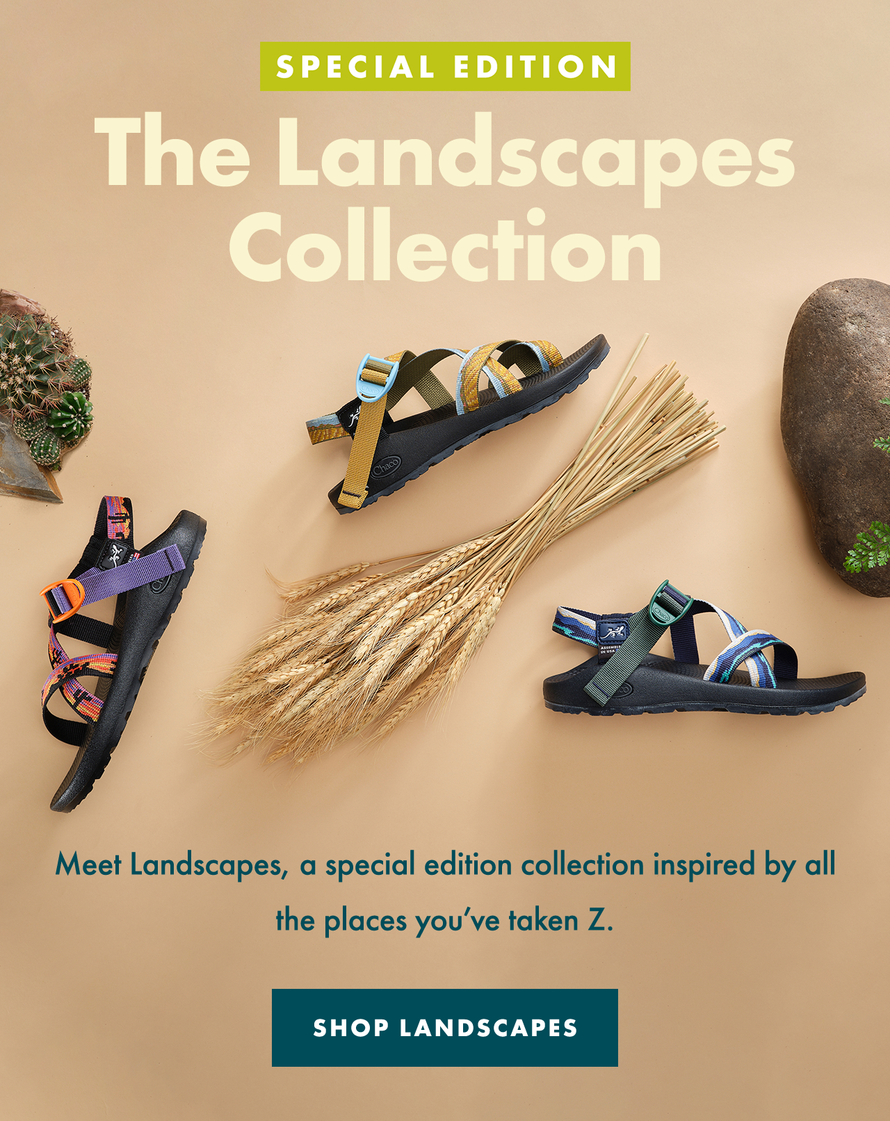 Chaco NEW The Landscapes Collection Milled